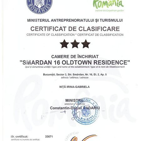 Smardan 16 Oldtown Residence Bükreş Dış mekan fotoğraf
