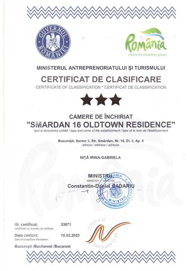 Smardan 16 Oldtown Residence Bükreş Dış mekan fotoğraf